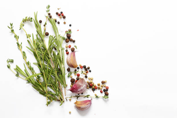 istock Herbs and spices - background for cooking 697459690