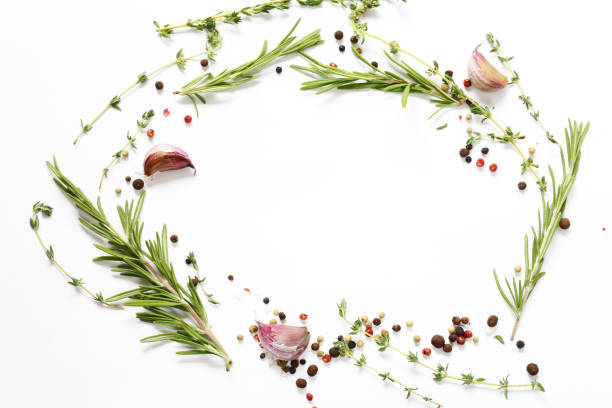 istock Herbs and spices - background for cooking 697459702