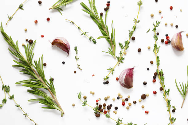 istock Herbs and spices - background for cooking 697459704