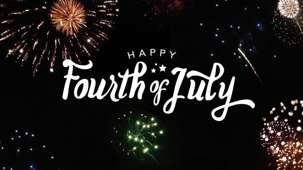 Happy Fourth of July Typography