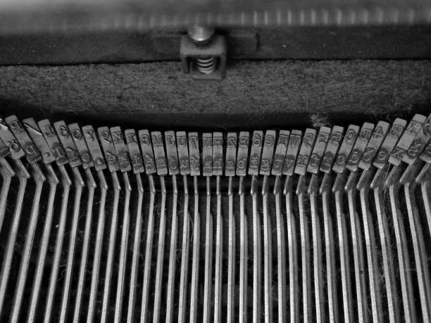 istock Close-up of old typewriter 697475266