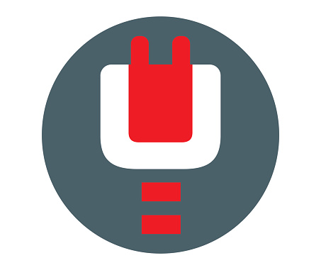 Plug Abstract Logo Design Electric Plug Concept Design Stock Illustration - Download Image Now ...