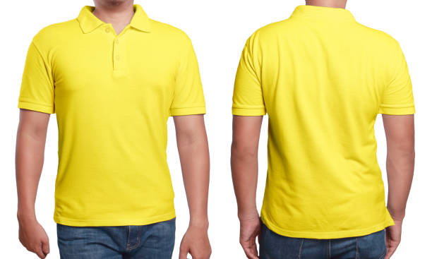 istock Yellow Polo Shirt Design Template 697494058