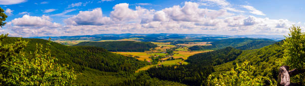 istock Loose residential development in a valley in the Sudete 697500220