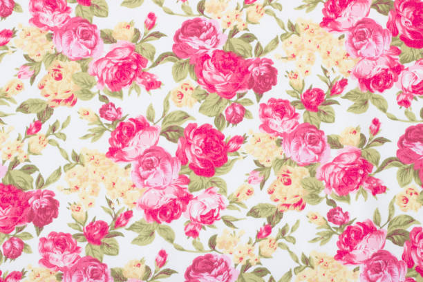 istock vintage style of tapestry flowers fabric pattern background 697510378