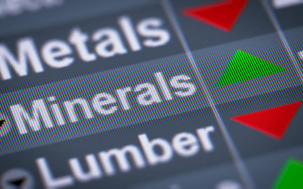 istock The Index of Minerals on The Screen. 697524380