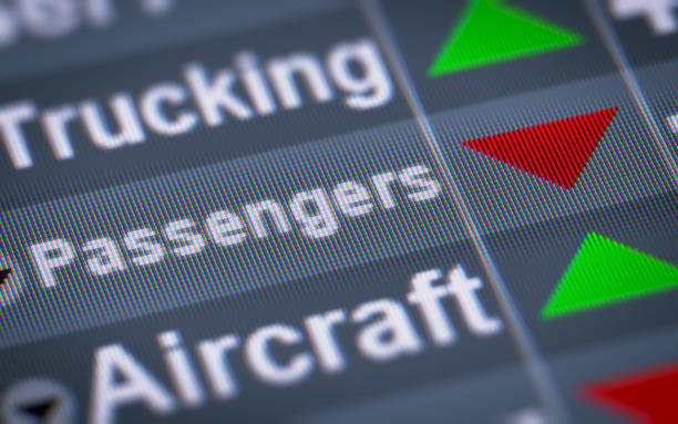 istock The Index of Passengers on The Screen. 697524638