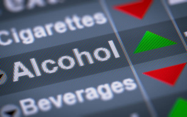 istock The Index of Alcohol on The Screen. 697525540