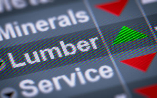 istock The Index of Lumber on The Screen. 697531688