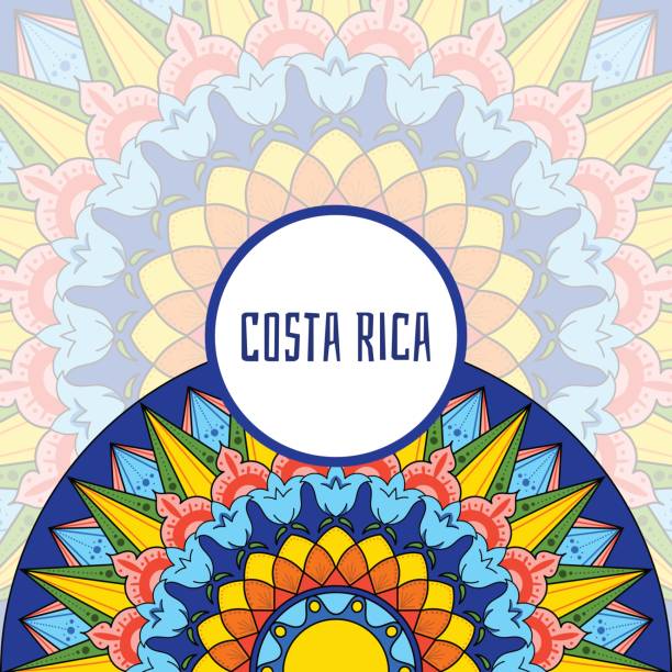 哥斯大黎加圖向量 - costa rica 幅插畫檔、美工圖案、卡通及圖標