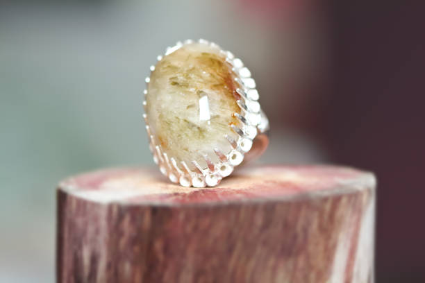 istock beautiful ring with lucky quartz stone 697541960