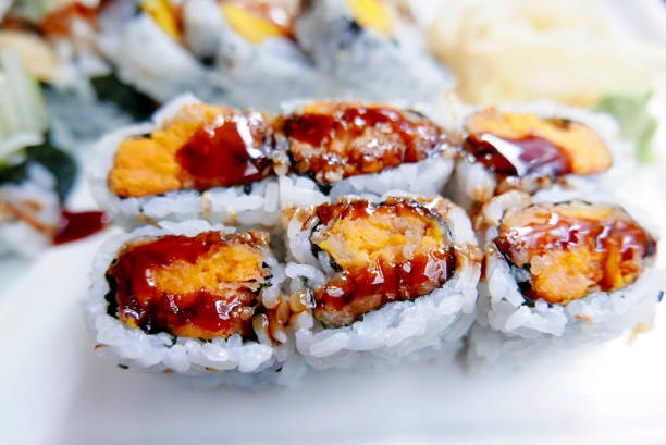 Sweet Potato Sushi Maki Roll