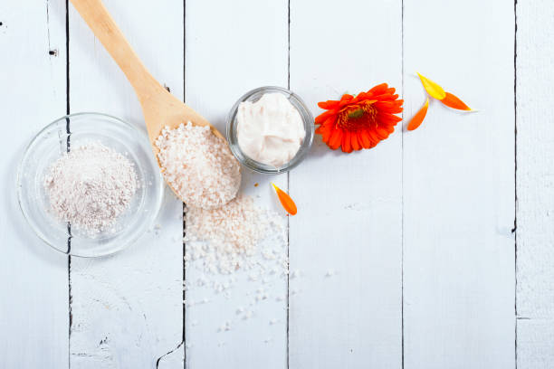 istock Flower and beauty products 697559464