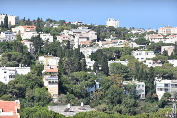 istock Residential buildings in Haifa 697583756