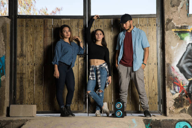 istock Group of dancers in an abandoned building 697590386