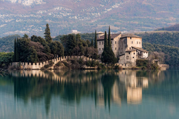 Castle in Italy stock photo