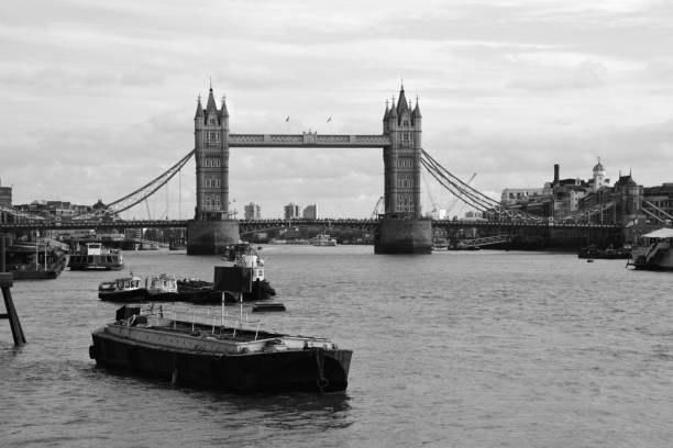istock Tower Bridge and river Thames in London, UK 697648184