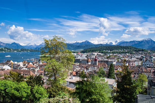 istock High Angle Shot Of Townscape 697659029