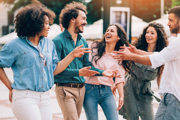 istock Friends out in the city 697668188