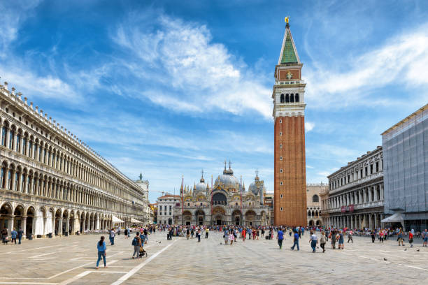 istock Piazza San Marco, or St Mark's Square, in Venice 697672120