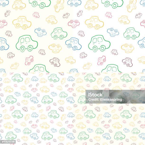 Backround Pattern Boy Vector Seamless Baby Boy Pattern Background Boyish Wallpaper Stock ...
