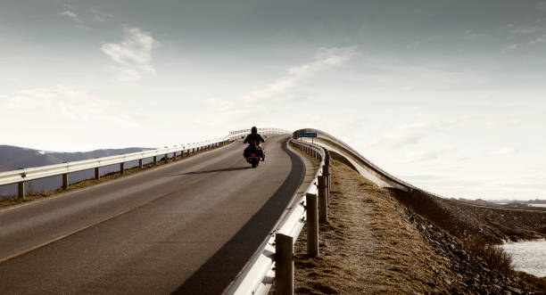 Lone rider - freedom and independence concept