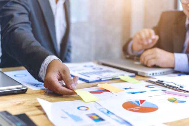 istock Business people meeting good teamwork in office.Teamwork successful Meeting Workplace strategy Concept. 697685726