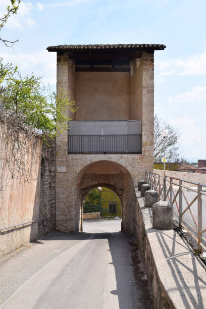 istock lions door l'aquila abruzzo italy 697688484