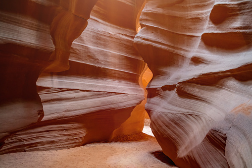 Antelope Canyon in early morning light. Page, Arizona, USA