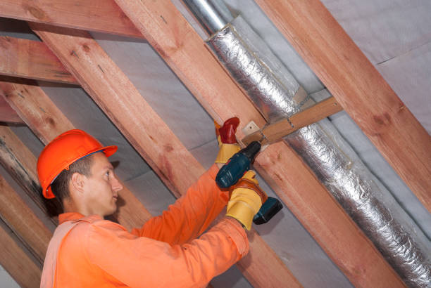 istock air duct with mineral wool 697729560