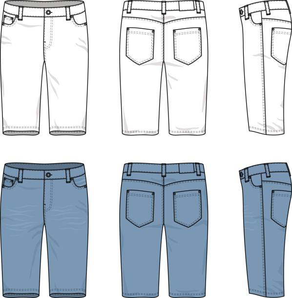 70+ Skinny Jeans Drawings Illustrations, Royalty-Free Vector Graphics ...
