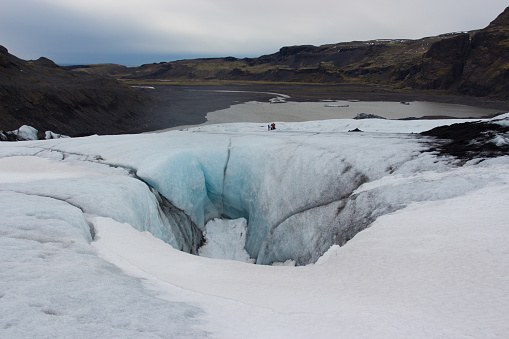 Myrdalsjokull Glacier, Iceland