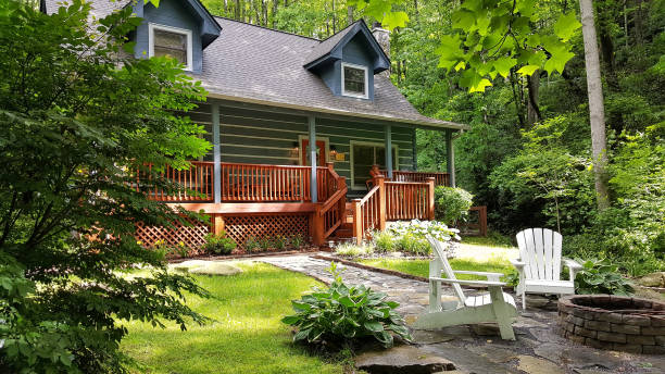 istock Exterior of Cozy Cabin 697762486