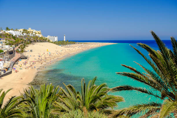 istock Beach Morro Jable on Fuerteventura, Spain. 697762536