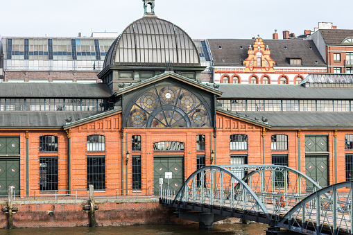 Fishmarkt building, Hamburg, Germany