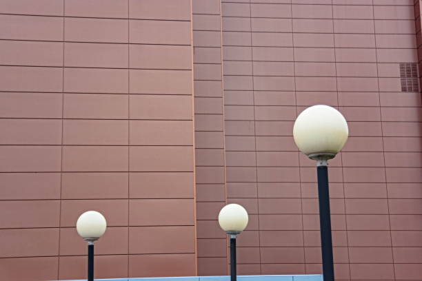istock Modern LED lighting components of urban infrastructure 697780732