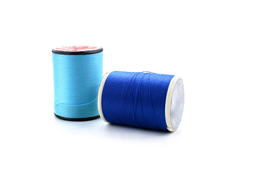 Needles, sewing thread and fabric
