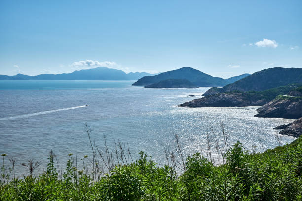 istock Overlook coast line at Zhoushan islands 697794922