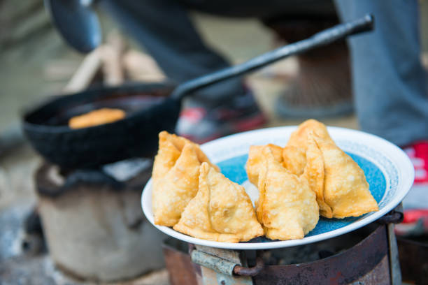 istock Mo-Mo :: fried dumplings local food of Nepal 697795310