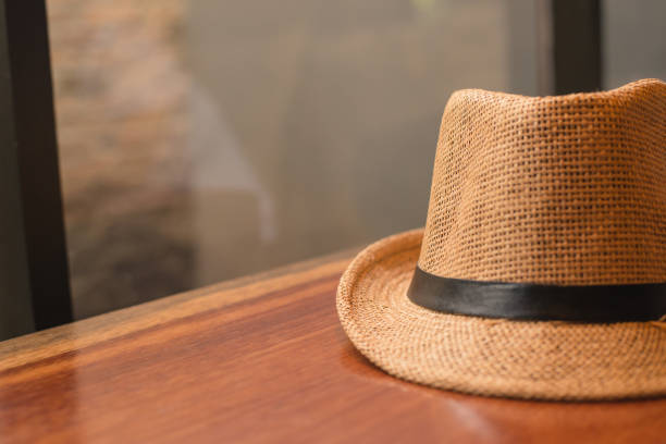 Vintage  hat fasion on wood texture. Vintage  hat fasion on wood texture. summer fashion philippines palawan stock pictures, royalty-free photos & images