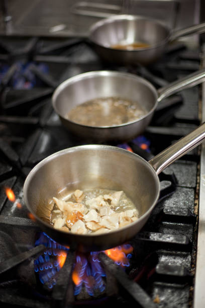 istock Food cooking on a stove 697819020