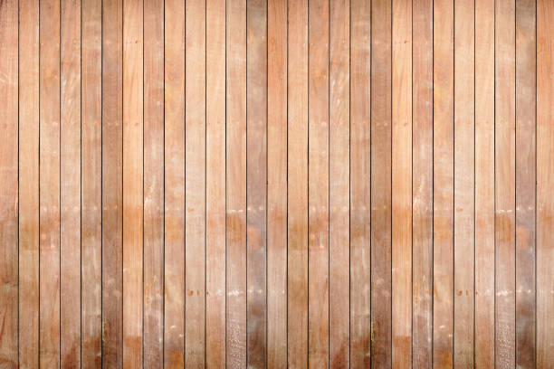 Grungy wood wall. nice brick show room stock photo