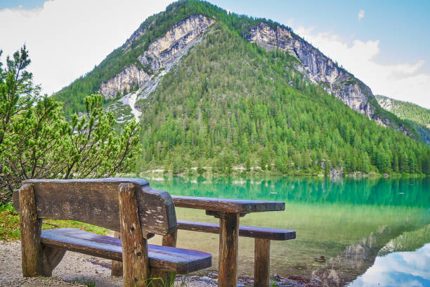 istock Picnic Area at Lake Braies 697838770