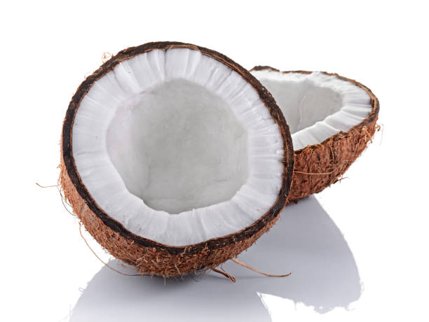 istock Fresh half of coconut 697845072