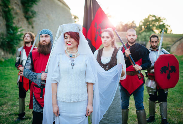 istock Young British princess in medieval times 697849124