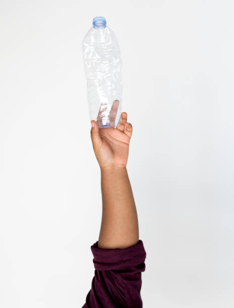 istock Hand Hold Show Recyclable Plastic Water Bottle 697859844