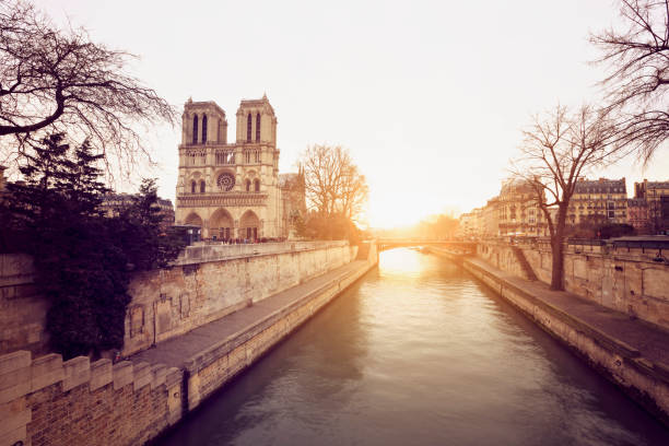 Notre Dame, Paris and River Sein, France