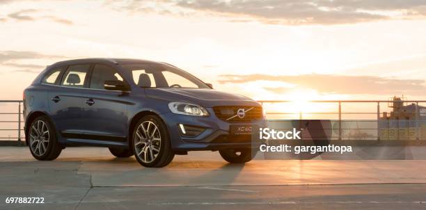 Steering Wheel Of The Modern Car Volvo Xc60 Rdesign Edition Stock Photo - Download Image Now