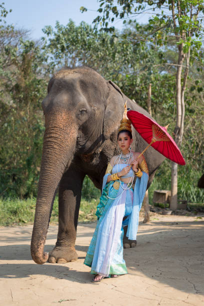 istock Thai Woman In Traditional Costume 697883750