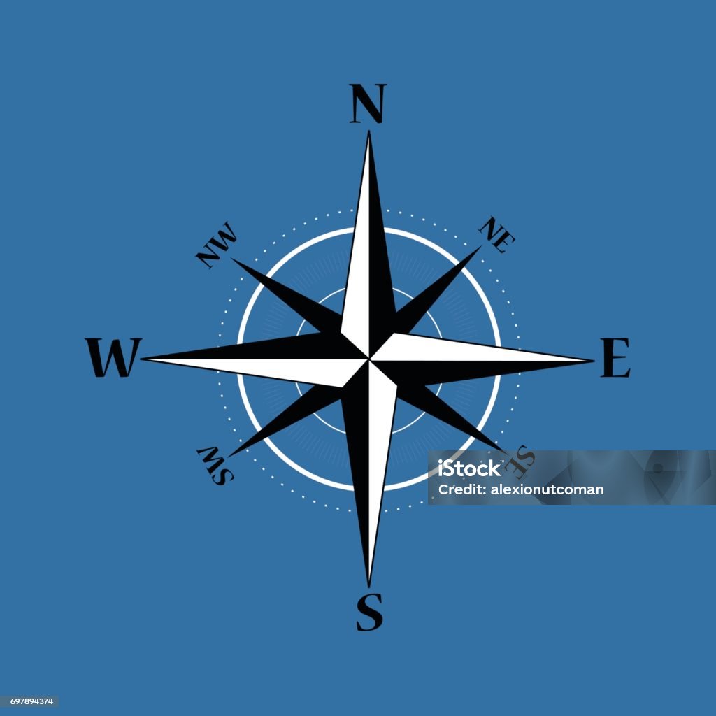 Compass Vector Stock Illustration - Download Image Now - Adventure ...